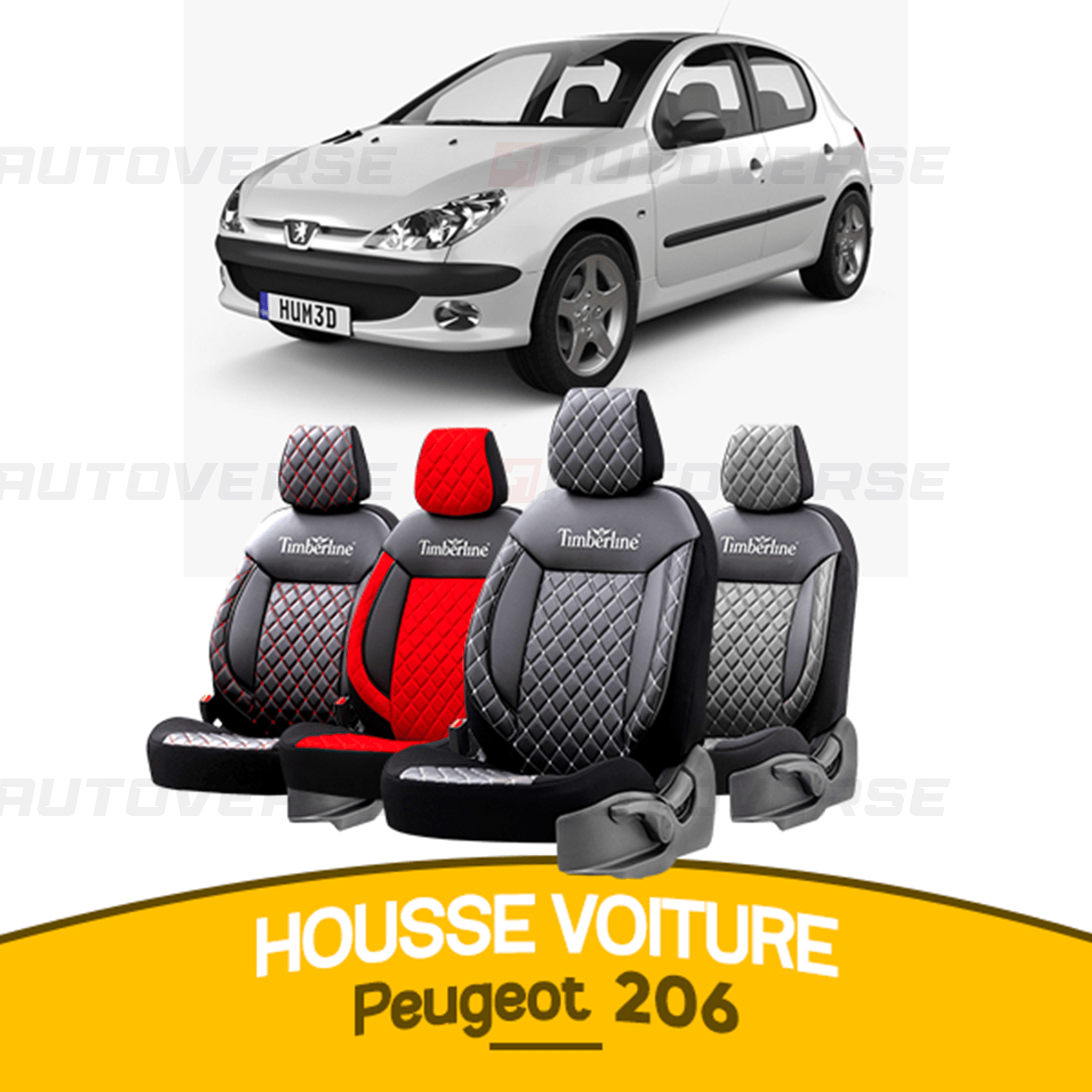 Couverture de protection de tableau de bord pour Peugeot