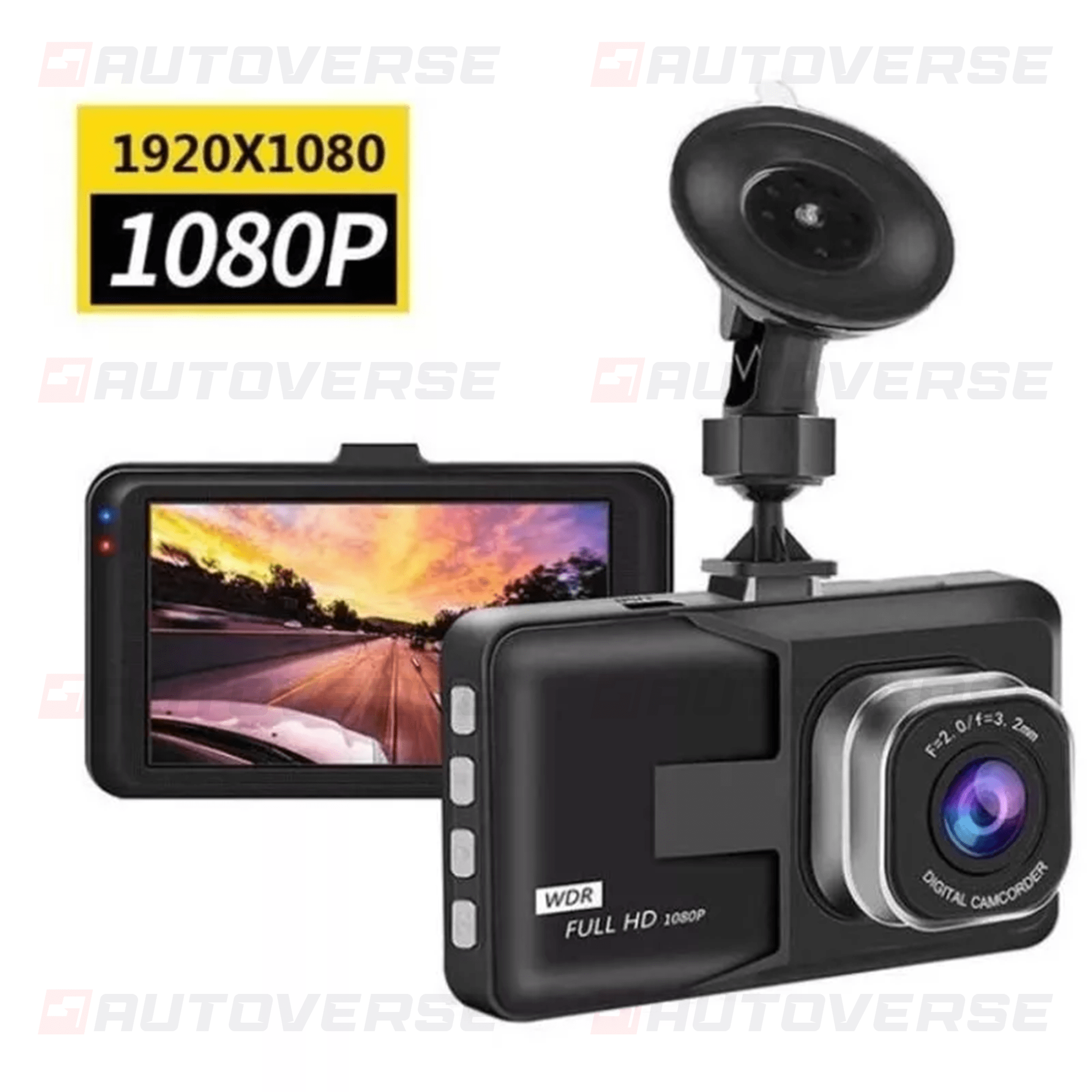 Enregistreur vidéo Full HD 1080P DashCam caméra DVR de voiture