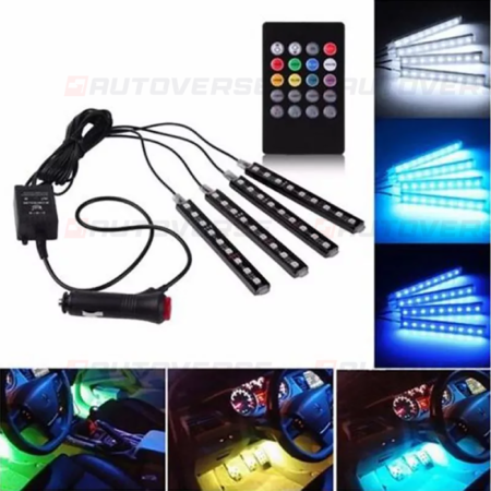 Lampe LED multiples modes d'ambiance au niveau des pieds