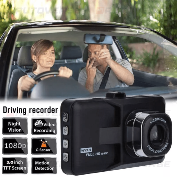 222.Enregistreur vidéo Full HD 1080P DashCam caméra DVR de voiture 3